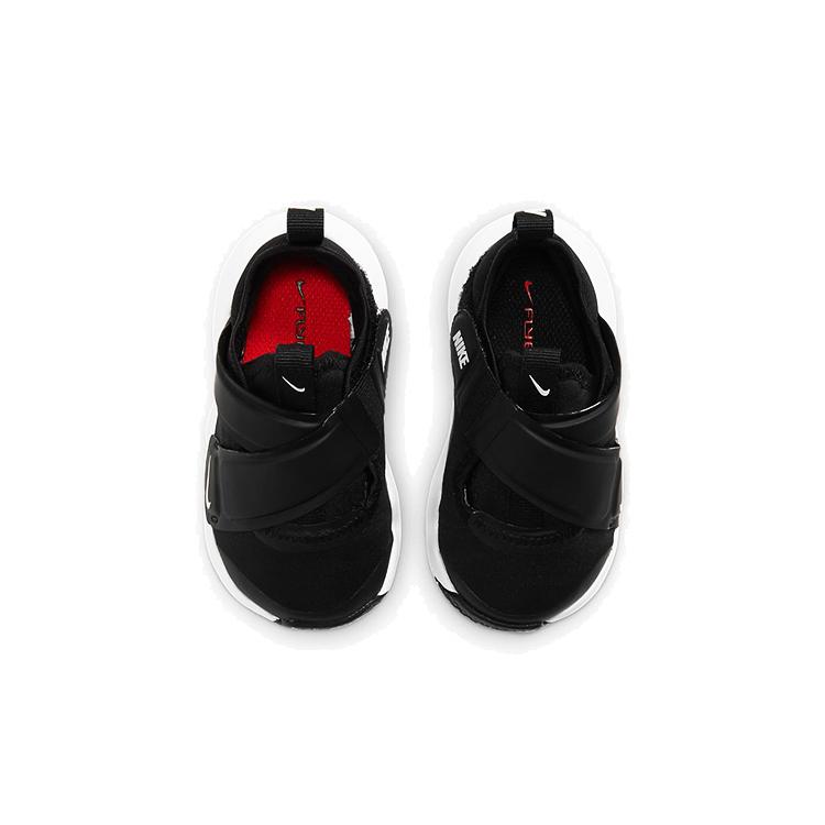 Nike Flex Advance Slip Resistant Cushioning Abrasion Resistant Low Top Running Shoes Black White Infant And Toddler CZ0188-002