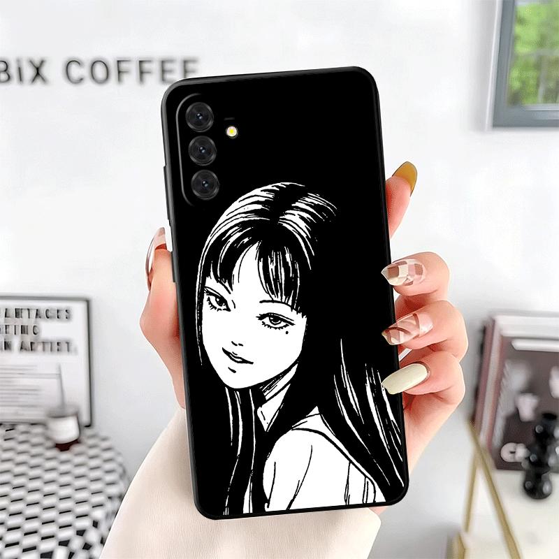 Japanese Horror Anime Soft Phone Case for Samsung A17 A37 A57 A16 A26 A36 A56 A15 A25 A35 A55 A14 A24 A34 A54 A13 A23 A33 A53 A5