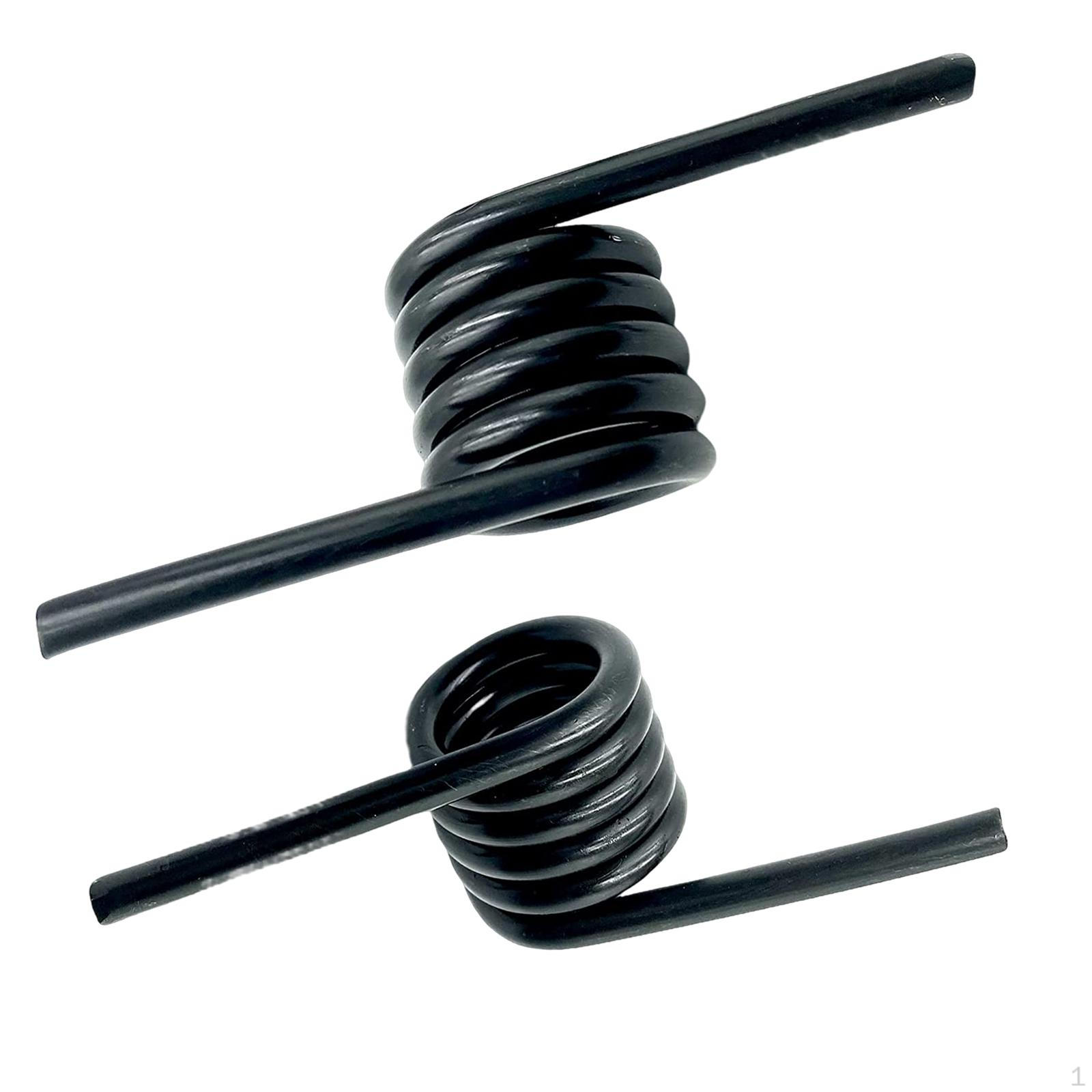 2 Pieces Torsion Ramp Spring Left & Right Hand Black Fit for Trailer Ramps