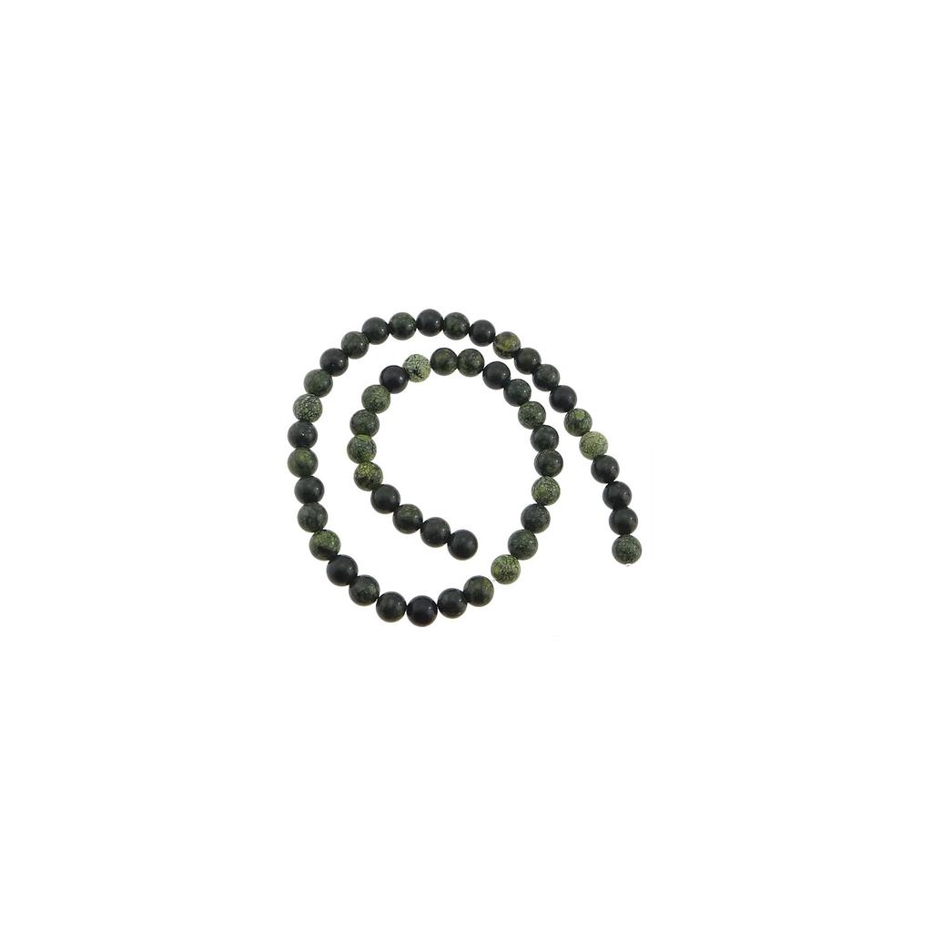 Strand of 85 Round 4mm 4mm Serpentine Jadeite Beads
