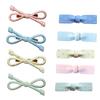 4Pcs Girl Hairpin Dot Print Hollow Bow Tie Design Hair Clips Lightweight Non-Damaging