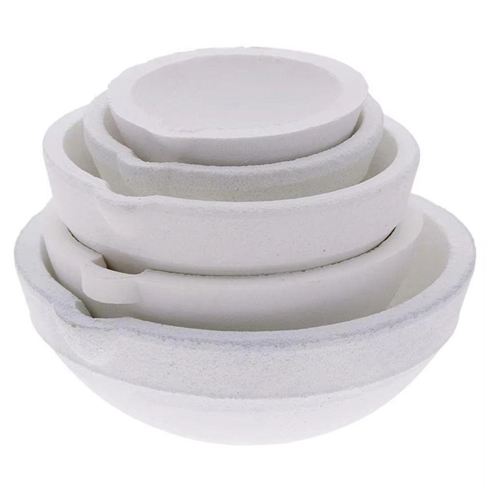 with Spout Melting Bowl Round Jewelry Casting Tools Convenient Quartz Crucible  Jewelry Making