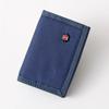 Men's 2025 Solid Color Korean Style Tri-fold Canvas Wallet & Coin Purse