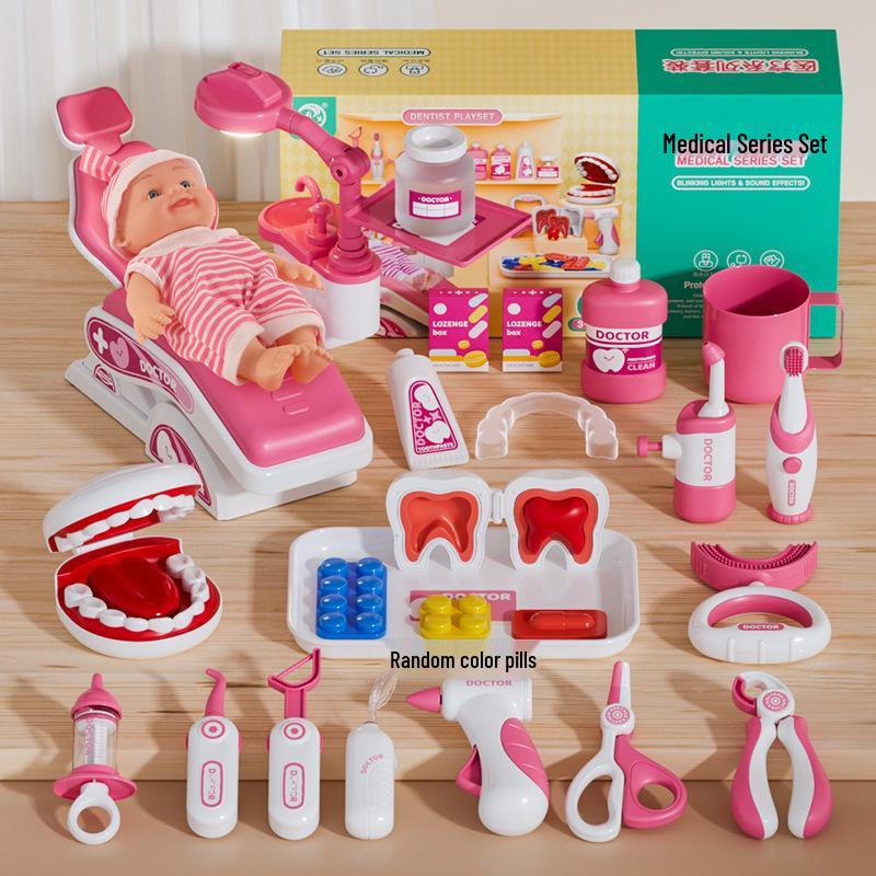 Kids' Doctor Dentist Role Play Set for Boys & Girls – Simulation Injections & Visits