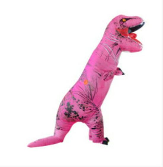 Halloween T-Rex aufblasbares Kostüm für Erwachsene & Kinder - Dinosaurier Cosplay Anzug