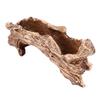 Artificial Driftwood Planter Resin Succulent Planter Vintage Tree Root Stump Log Like Flower