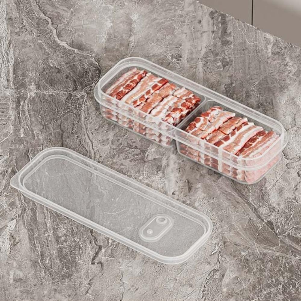 Fresh Preservation Food Storage Box Transparent Fridge Storage Bin New Food Case  Kitchen Organizer