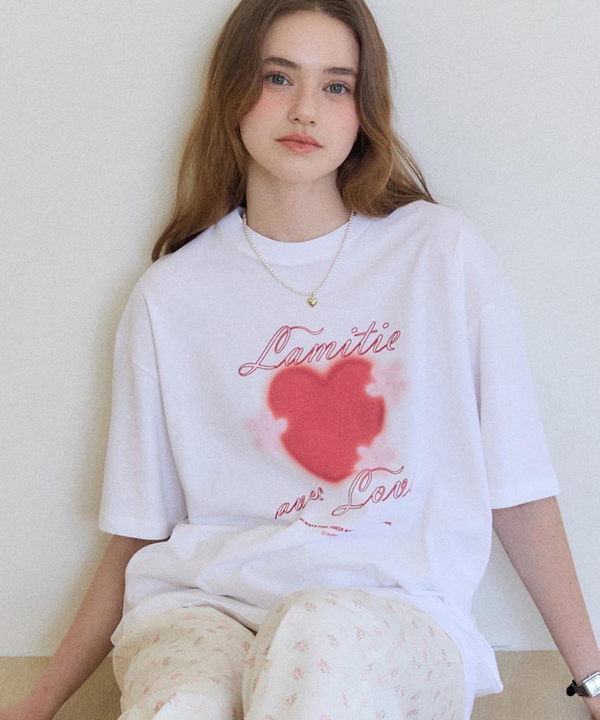 OURHOPE Love Bloom T-Shirt - White
