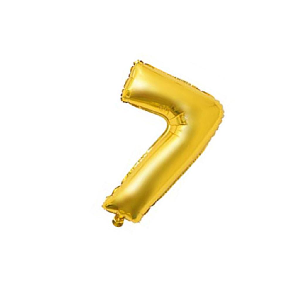 Party Balloon Aluminum Foil Number Balloon Wedding Birthday Party 16-inch Decoration