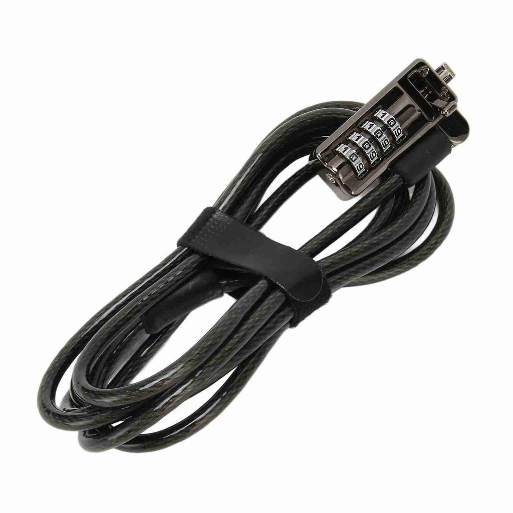 Laptop Cable Lock Theft Deterrent Keyless Lock Laptop Lock Security Cable with 4 Digit Password Protections for