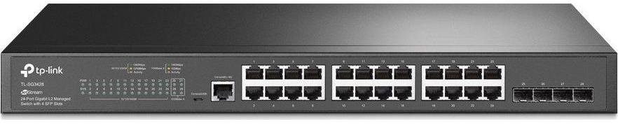 TP-Link SG3428 Managed Switch 24 ports Black