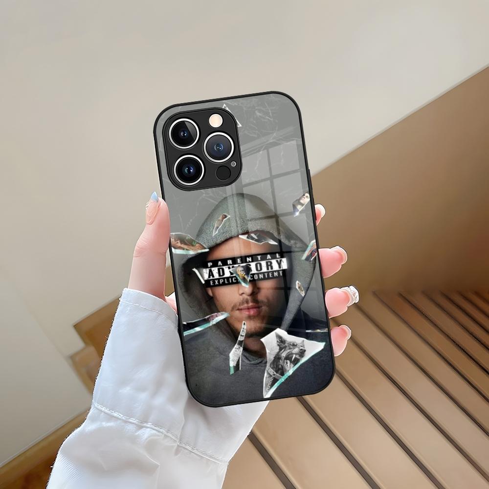 Phone Case Tempered Glass For IPhone 13 17 15 16 14 12 11 Pro Max Plus Mini XR XS SE2020 Coque ResidenteS Canserberos