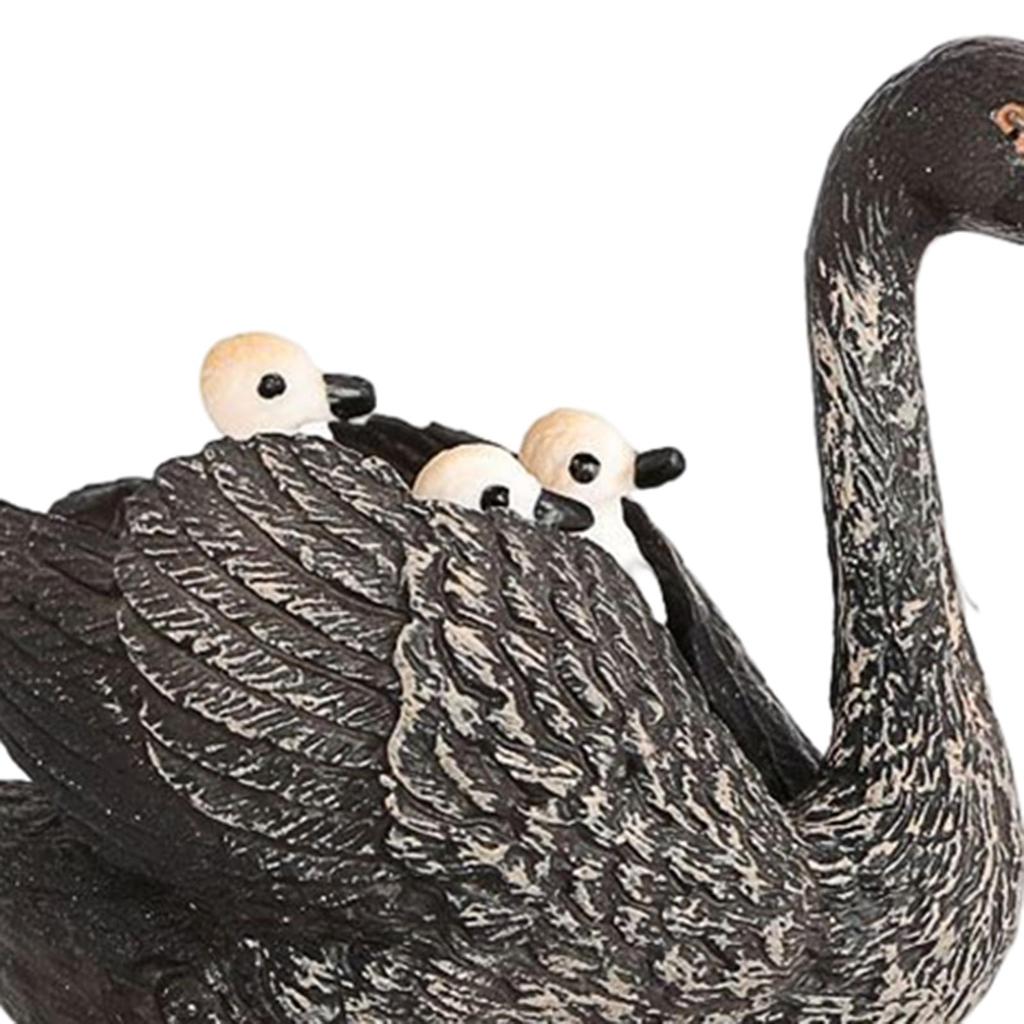 2-6 balení miniaturních dekorativních předmětů se sochou labutě do kuchyňské ložnice