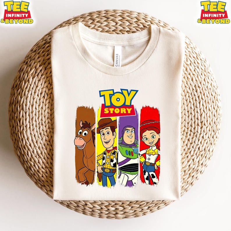 Toy Story Family T-Shirt, Toy Story Characters T-Shirt, Disney Vacation Matching Tee, Best Friends Gift For Disney Fans, Kids Party T-Shirt 110