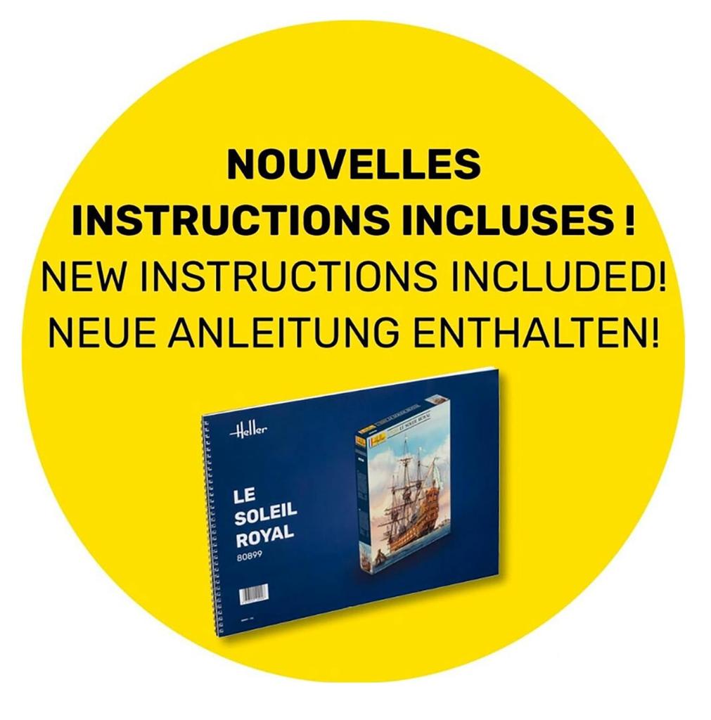 Platz Herre Segelschiff Soleil Royale Plastikmodellbau HE80899 1/100