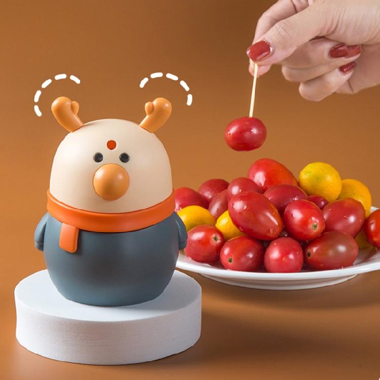 Toothpicks Container Pocket Toothpick Storage Box Push-type Automatic Pop-up