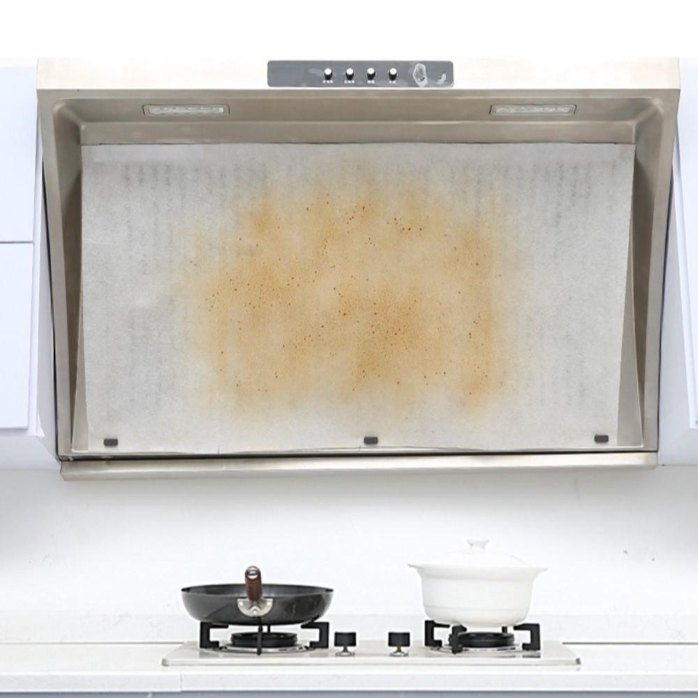 Non-woven Disposable Oil Filter Paper 5/10m Extractor Fan Filter Kitchen Hood Oil Stickers  Home