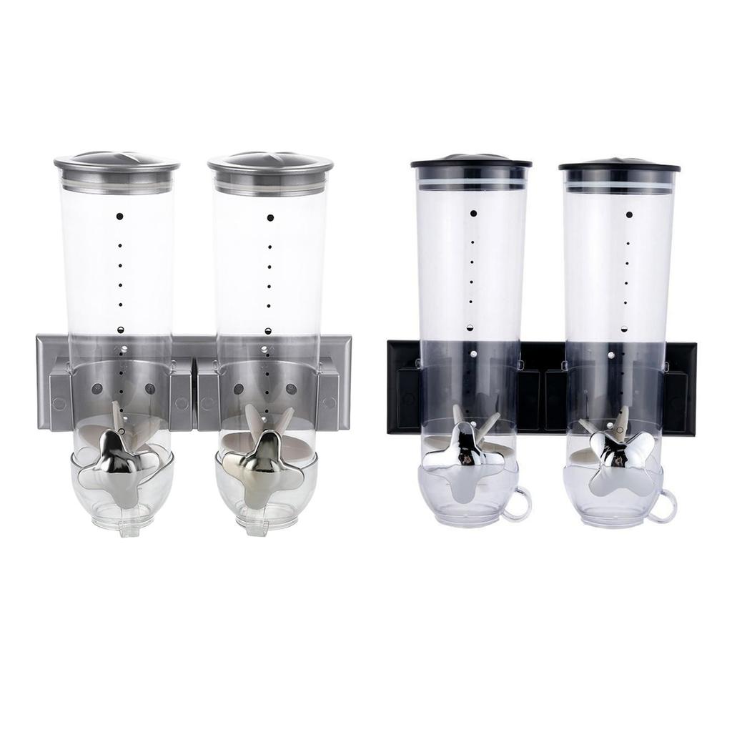Dry Food Cereal Dispenser Decor Bin Can Versatile Jar Convenient Candy Dispenser Machine for Snack Holiday Home Gift Pantry