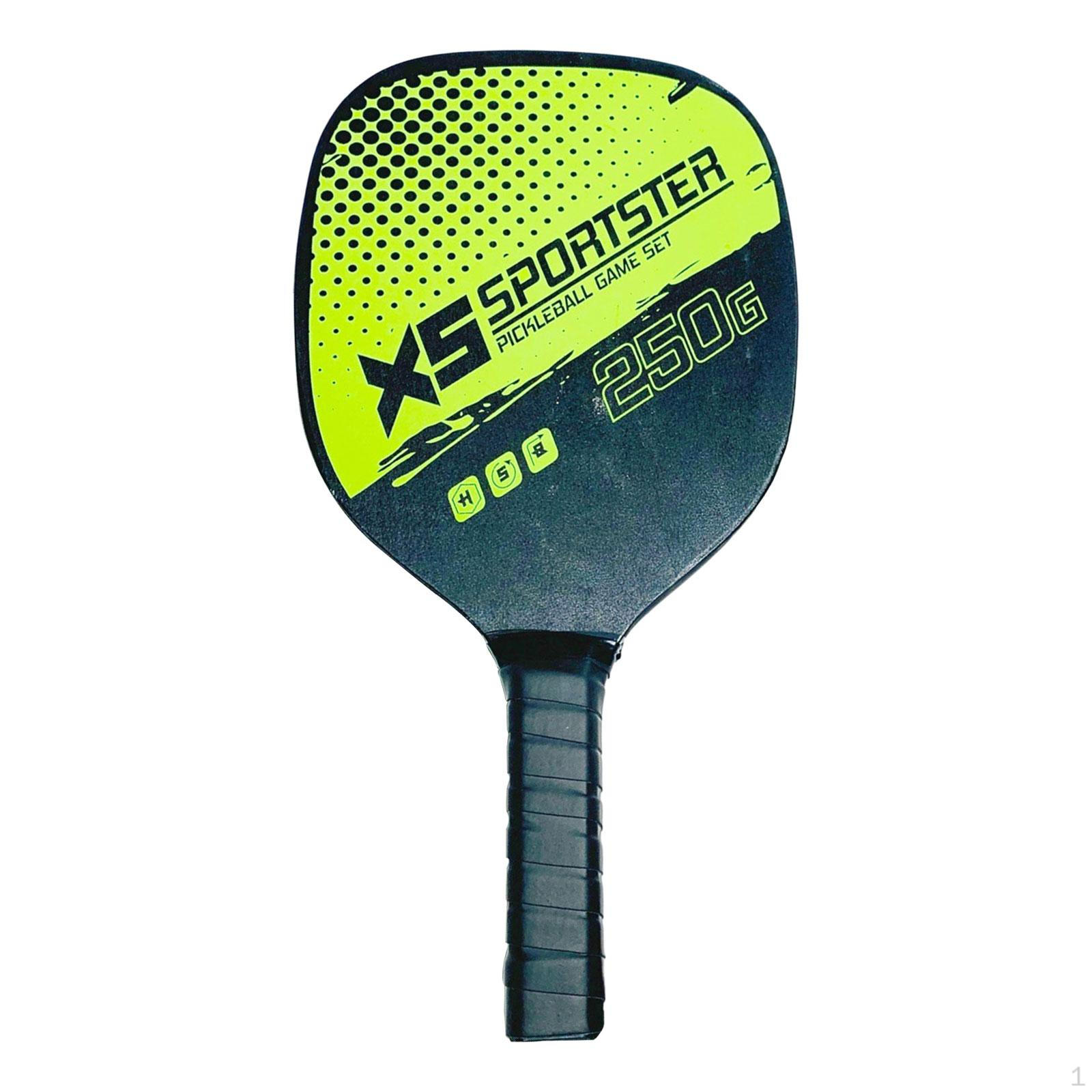 Pickleball Paddle, Wooden Professional Nonslip Grip, Lightweight Racket,