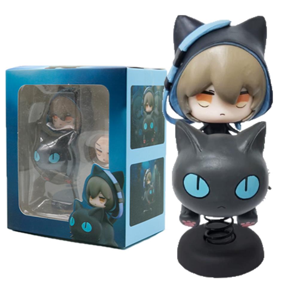 Gift APEX-TOYS Arknights Happy Shake Phantom Q-version Rocking Music Anime Figure PVC Model Collectible for Boys