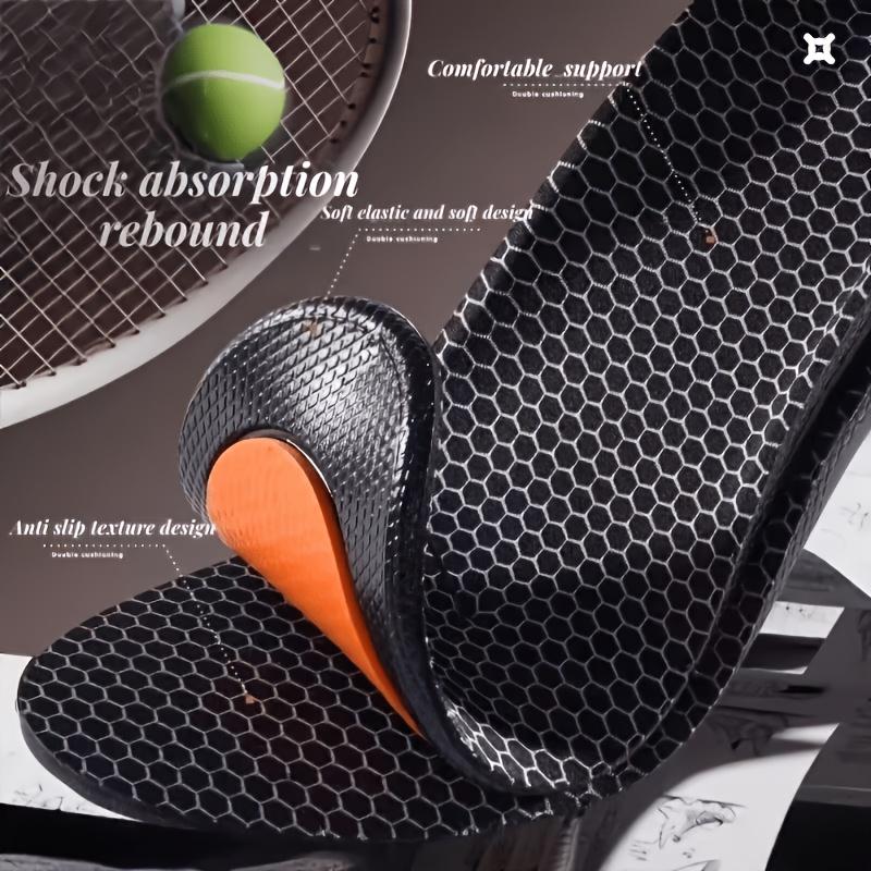 2Pairs of High-elasticity Shock-absorbing Sports Shoe Insoles with Built-in Arch Foot Pads, Suitable for Sports Shoes Comfortable Insoles