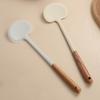 Wooden Handle Wok Spatula Spoon Silicone Cooking Spatula  Kitchen Tool Cooking Accessories