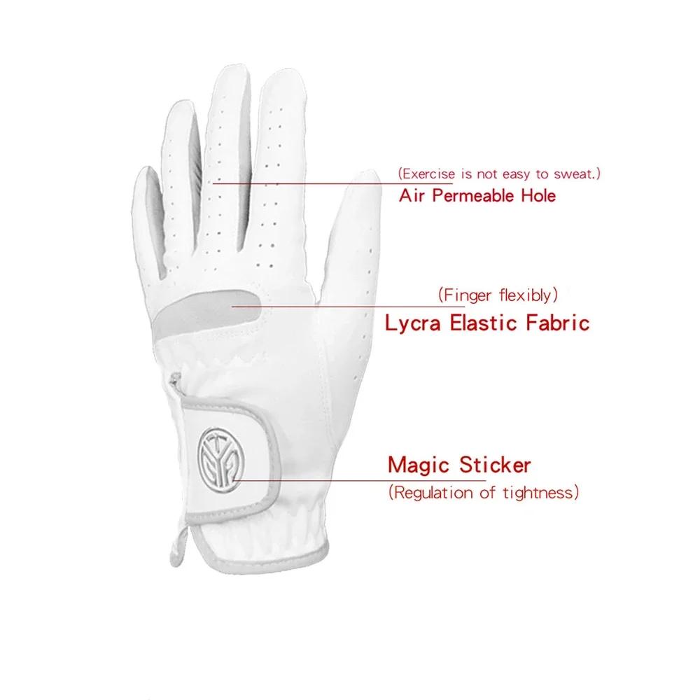 Breathable Microfiber Golf Glove Anti Slip Durable Training Glove Comfortable Hand Protection Golf Equipment
