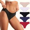Seamless Low-Waist Plus Size Women's Triangle Panties