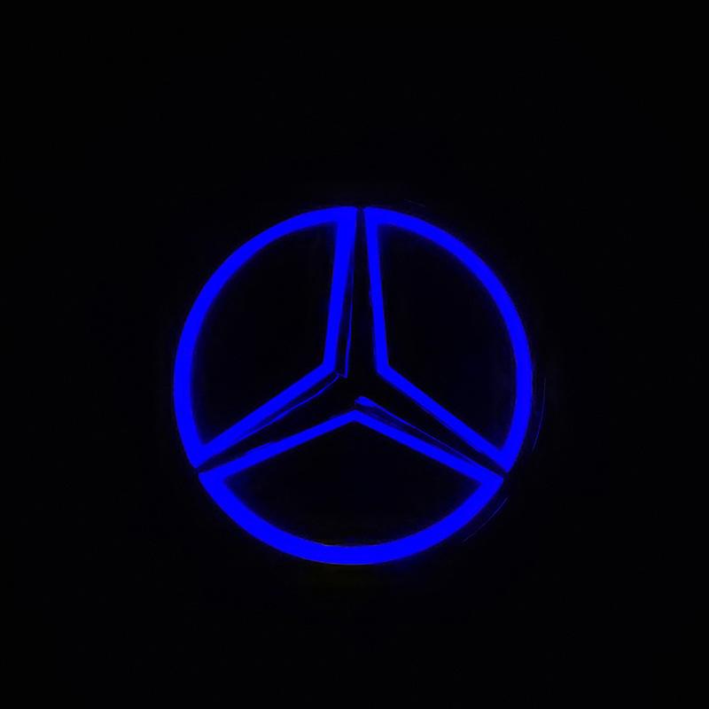 9,5cm ABS LED Světelný Znak na Auto Zadní Znak na Kufr Příslušenství pro Mercedes Benz S350 S300L S A B C E Třída GLA GLK
