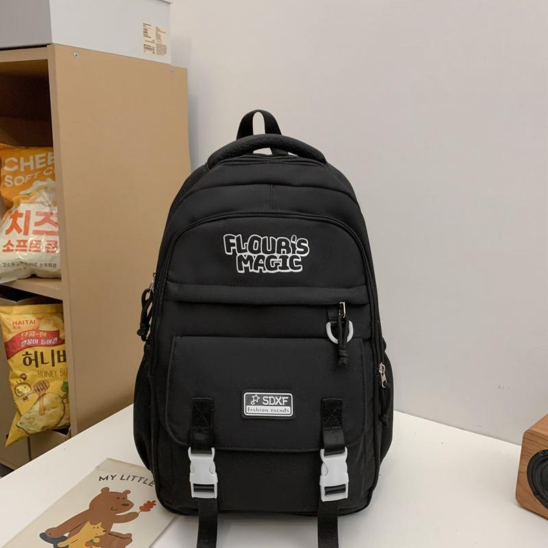 Рюкзак с цветными блоками большой вместимости — фото 5