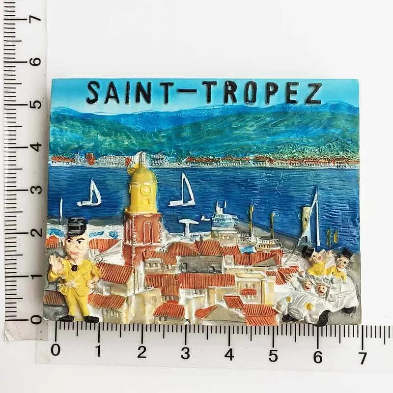 France Tourist Souvenir Fridge Magnets Corsica Cannes Nice Alsace Menton French Magnetic Stickers Decoration Travel Gifts