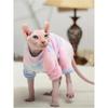 Winter Sphinx Cats Clothes Cotton Kittens Jumpsuit Warm Clothing For Sphynx Pet Costumes Plus Velvet Thickening DevonRex Ragdoll
