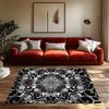Elegant Persian Carpet Pattern Area Rug Washable Non Slip Floor Mat Home Decor Living Room Bedroom Entrance Door Mat Gift