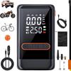 Tire Inflator Portable Compressor Portable Cordless with Digital Pressure Gauge 150PSI 3X Quick Inflation and Automatic Shutdown Function Aut