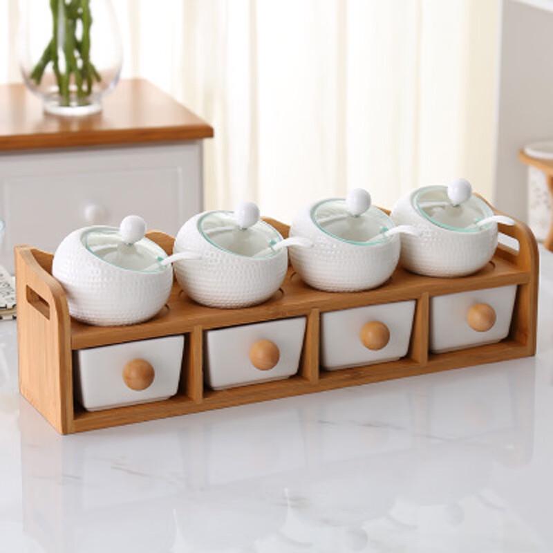 Набор керамических баночек для приправ Qianxing