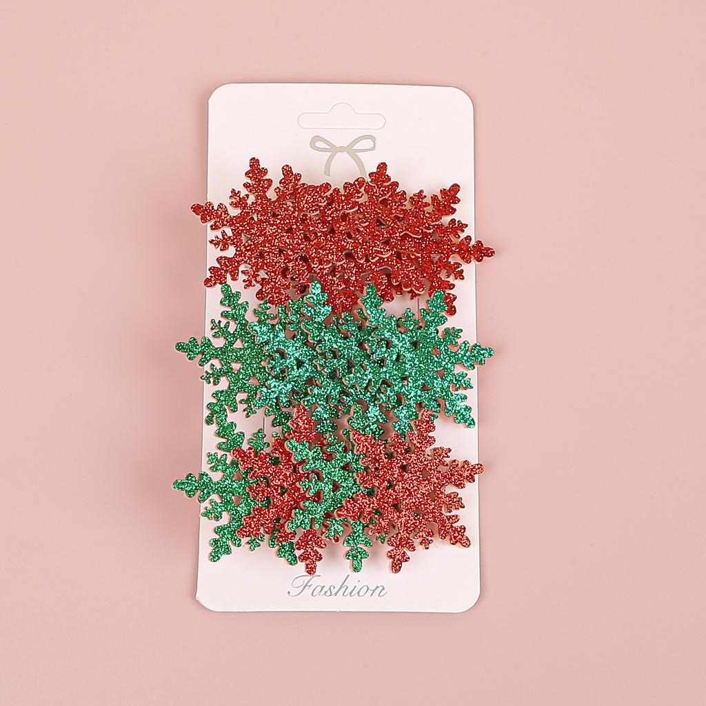 3pcs Christmas Elk Hair Bows Girls Santa Claus Hair Clip Heart Star Barrettes Children Kids Christmas Party Hair Accessories