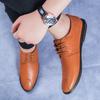 British Style Men's Genuine Leather Shoes Groom's Wedding Shoes High-end Banquet Men's Interview Business Shoes Free Delivery