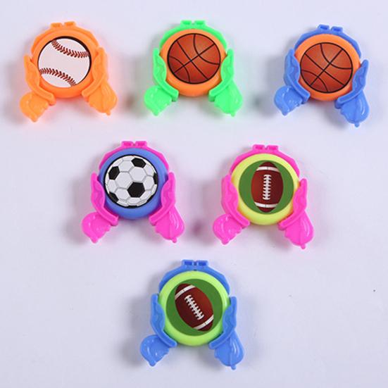 Cheap 10Pcs Soccer Ball Launcher Toy Funny Press Type Mini Kindergarten