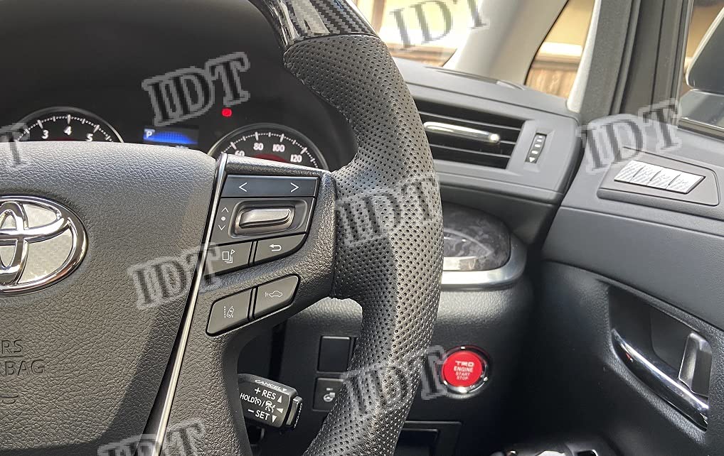 IDT 30 Series Alphard Vellfire Seat Memory Switch Panel Sheet Silver Carbon Interior Sheet