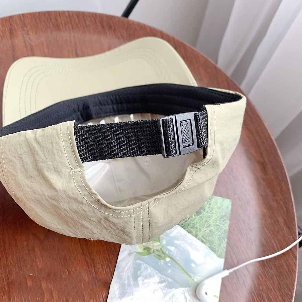 Solid Color Quick-Drying Baseball Cap Anime Peaked Cap Versatile Solid Color Sun Hat  Outdoor