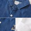 Boys Denim Shirt Autumn New Style Spring and Autumn Baby Long-sleeved Shirt Korean Children's Top Western Style Handsome