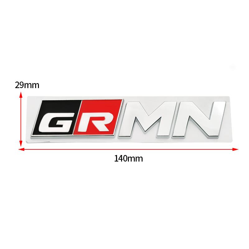 Car Styling GR SPORT Emblem Sticker Badge 3D Metal Decal For Toyotas Supra GR YARiS RS REIZ COROLLA Camry VIOS Car Styling