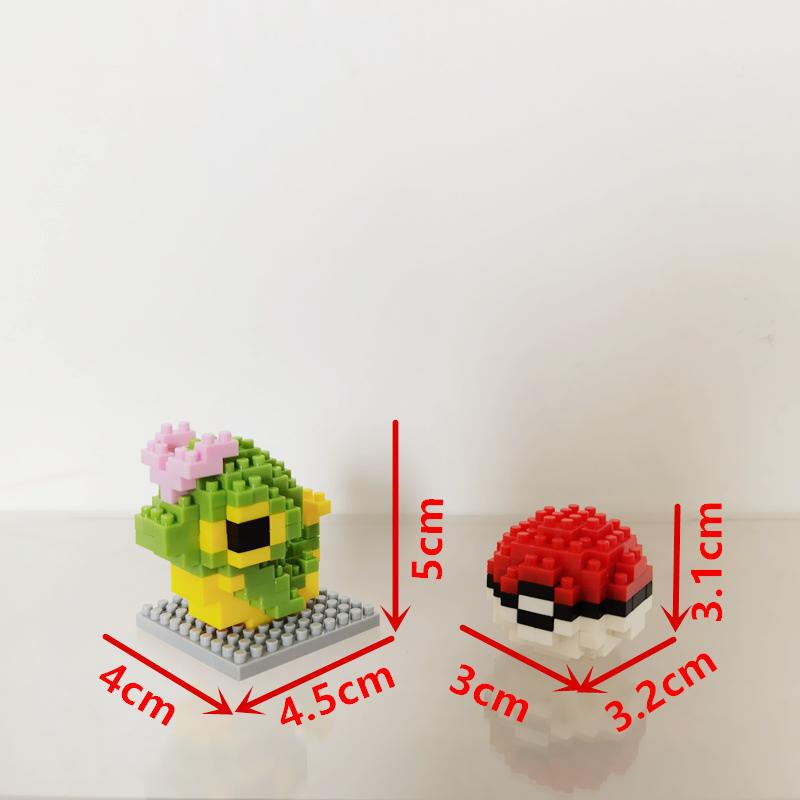 Anime Pokémon Building Blocks Assembly Anime Charizard Doll Blastoise Bulbasaur Gengar Bricks Figures Toy for Kid Gift