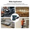 21V Cordless Sander 5-Inch Electric Orbital Sander 19000rpm Max Speed To Adjust with Dust Collection System for Woodworking Sand