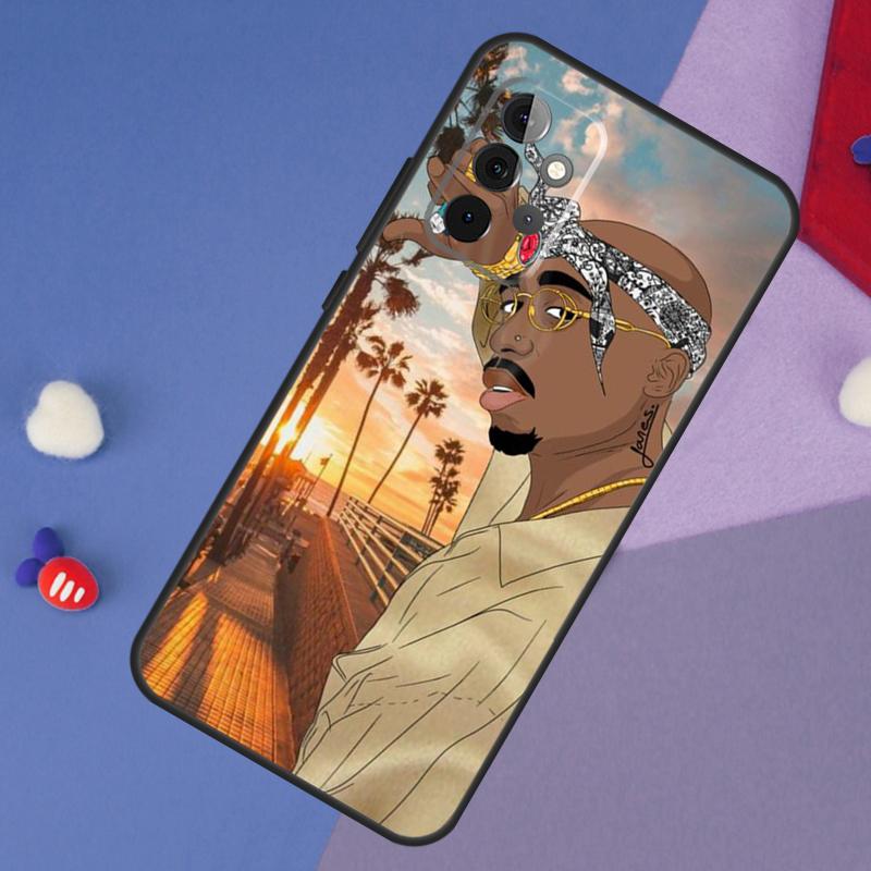 2Pac Hip Hop Singer Case For Samsung Galaxy A13 A16 A26 A36 A56 A06 A55 A35 A15 A54 A34 A14 A53 A12 A22 A32 A52