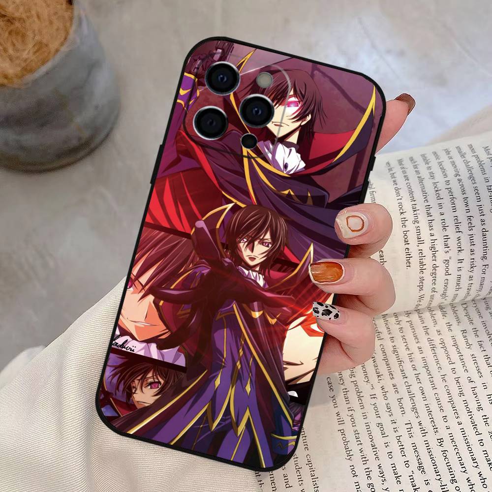 Anime CODE GEASS Lelouch Rebellion Phone Case Silicone Soft For IPhone 17 16 15 14 13 12 11 X XR Plus Pro Max Plus