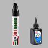 Pennarello Jumbo Impermeabile e Resistente all'Olio - Punta Extra Spessa, Inalterabile, Rosso/Blu/Nero