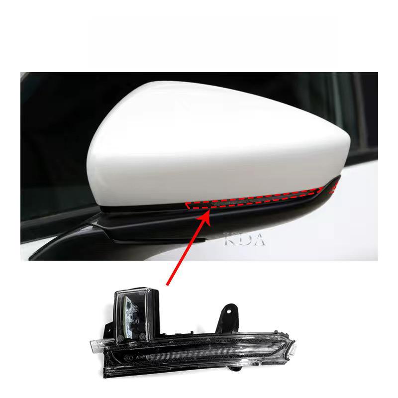 Auto Left Right Rear Heated Mirror Cover Glass Frame Turn Signal Light Bottom Lower for Mazda CX30 CX-30