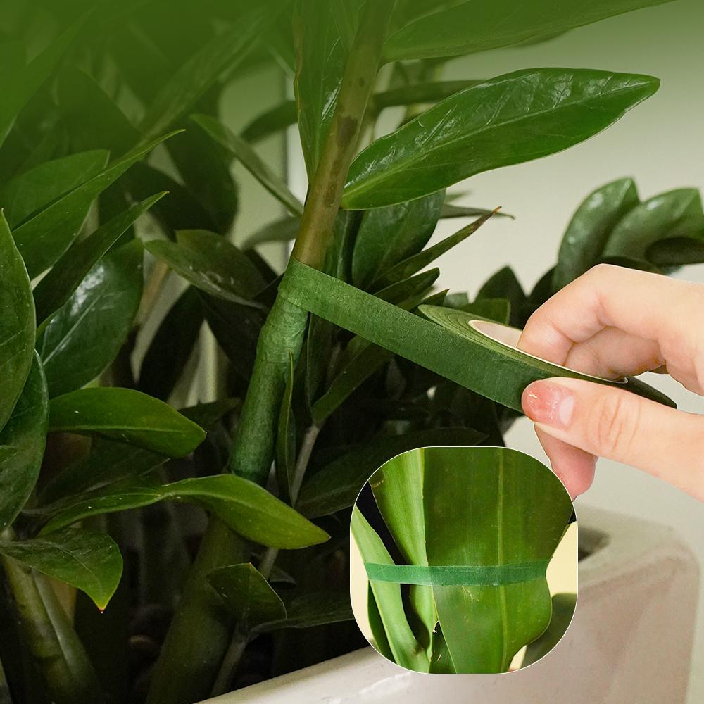 Floral Tape for Bouquet Wrapping Green Paper Adhesive for Artificial Flowers and Plant Stems DIY Crafting and Arranging