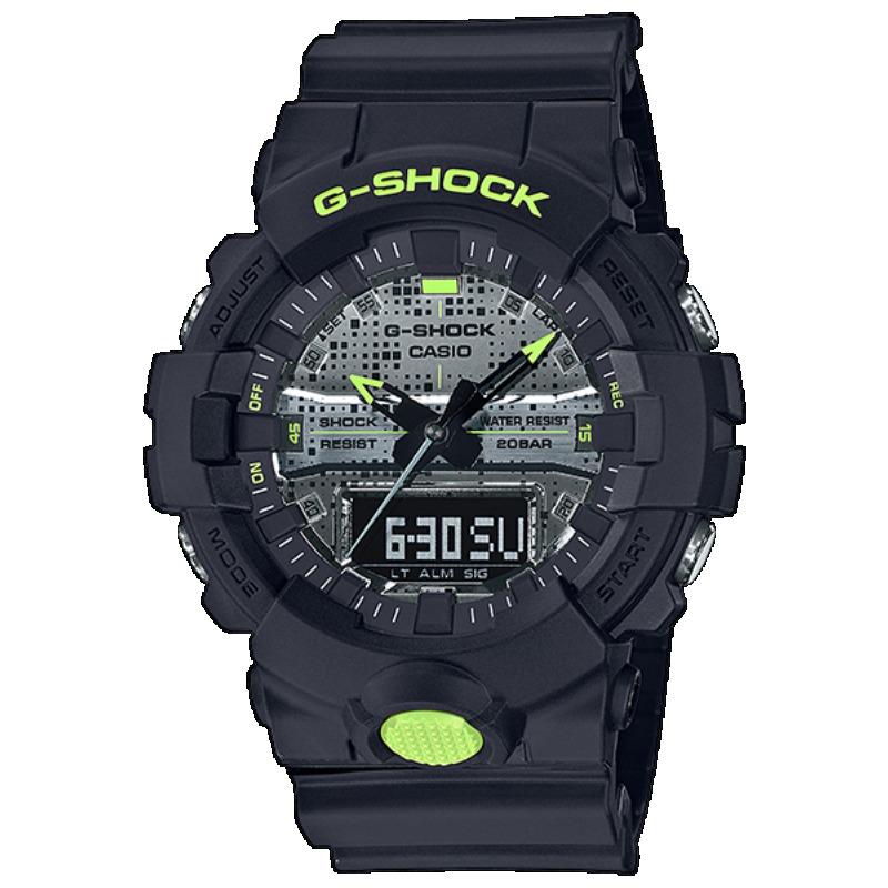 Casio Men s Resin 200M Water Resistant Digital Shock Resistant Quartz Watch GA-800DC-1A чёрный